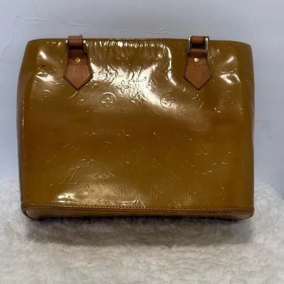 Vintage Louis Vuitton Cognac Monogram Vernis Tote - Picture 6 of 16